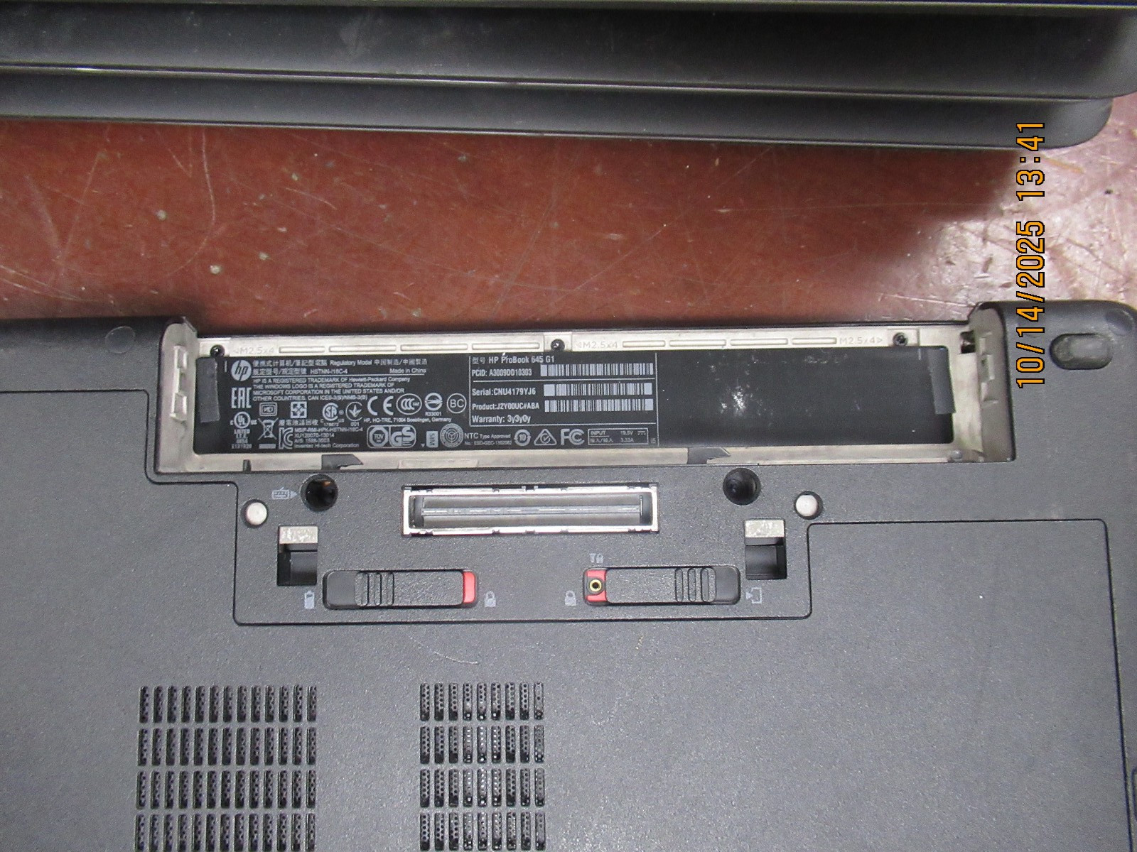 Lot of 5 HP PROBOOK 645 G1 AMD A6-4400M 2.70Ghz 16GB Laptop[NO HDD/BATTERY/AC/OS
