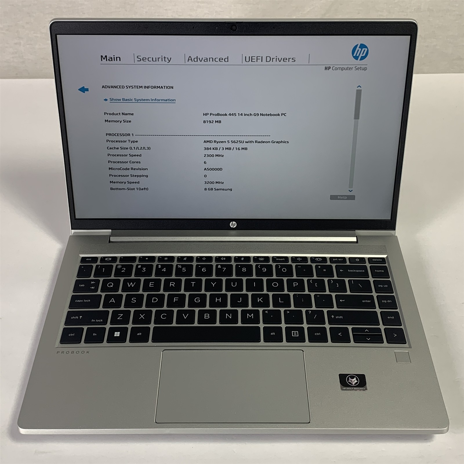 HP ProBook 445 G9 14″ Laptop Ryzen 5 5625U 2.3GHz 8GB – NO DRIVE