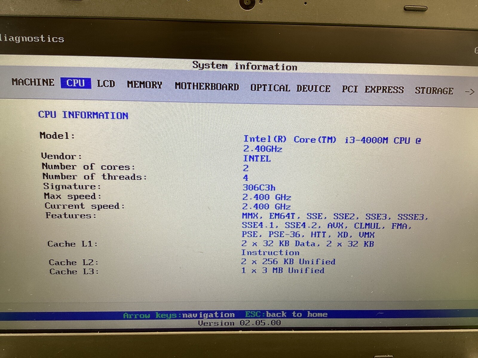 Lenovo ThinkPad Edge E440 14in laptop UNTESTED – POWERS ON