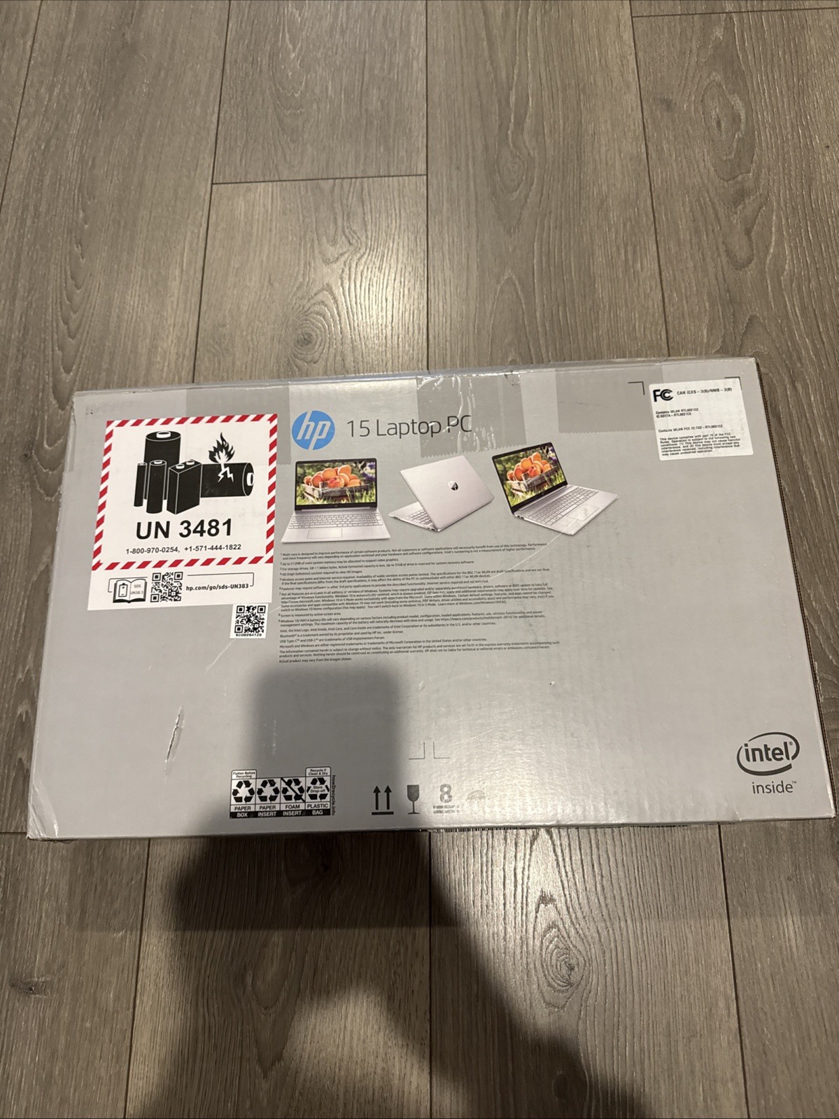 HP Laptop 15-dy1091wm, Intel Core i3-1005G1 8Gb DDR4 256GB SSD