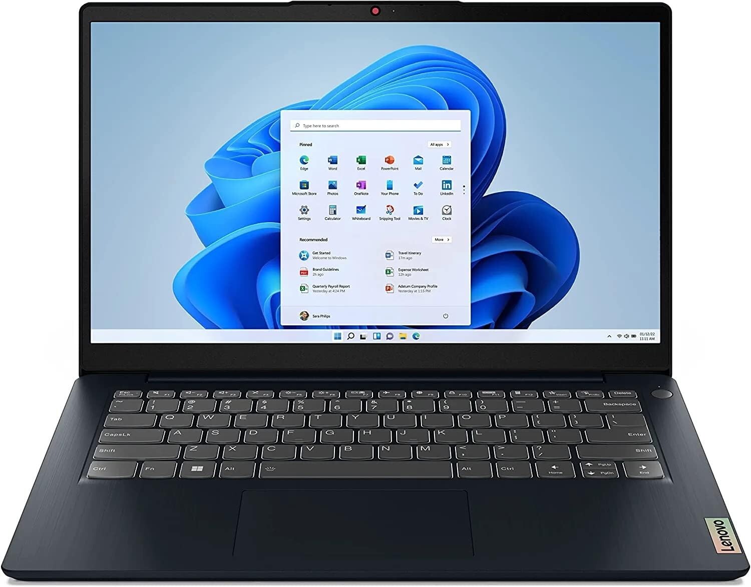 New Lenovo IdeaPad 3i 82RJ0005US 14” FHD Laptop Intel i5-1235U 8GB 512GB SSD
