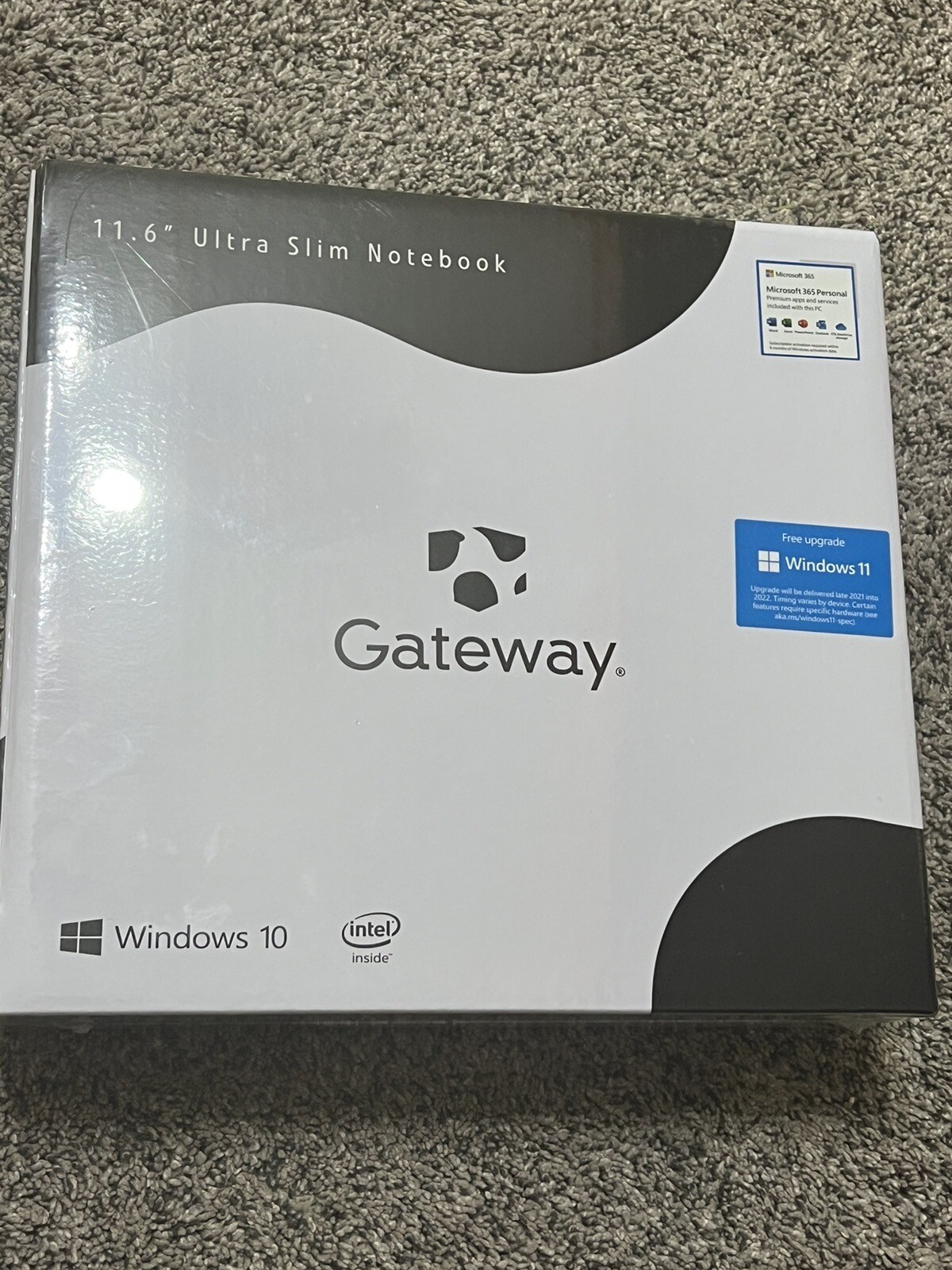 Gateway 11.6″ Ultra Slim Notebook HD Intel Dual Core 64GB eMMC 4GB RAM Micro 365