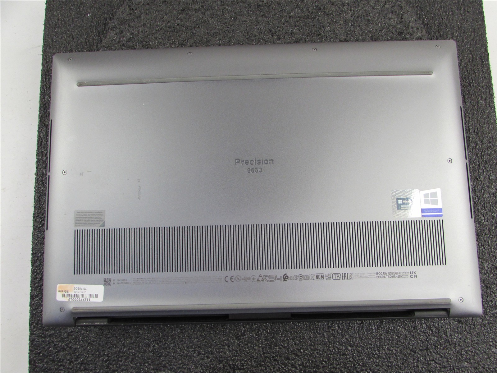DELL PRECISION 5550 1920X1200 FHD I7-10850H 512GB 32GB RAM T1000 WIN 11 NO BATT