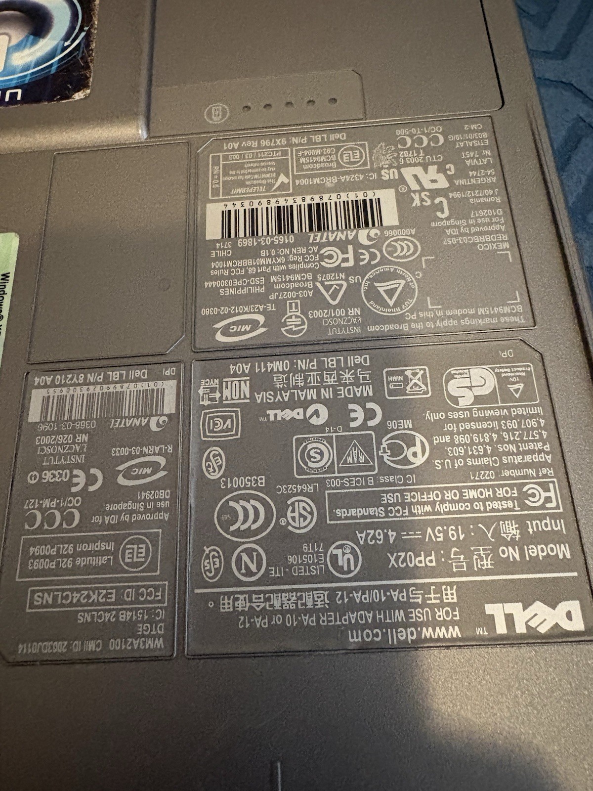 Dell Inspiron 8600 Laptop – Windows 7 Ultimate – Charger Included – No Battery