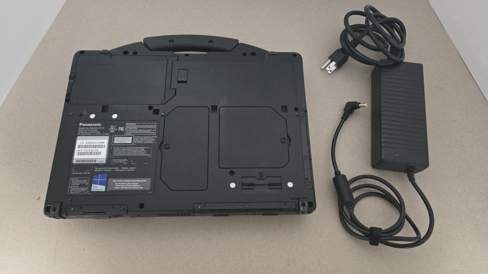Panasonic CF-53 Toughbook i5-3340M 8GB RAM 256GB SSD Touchscreen Windows 11 Pro