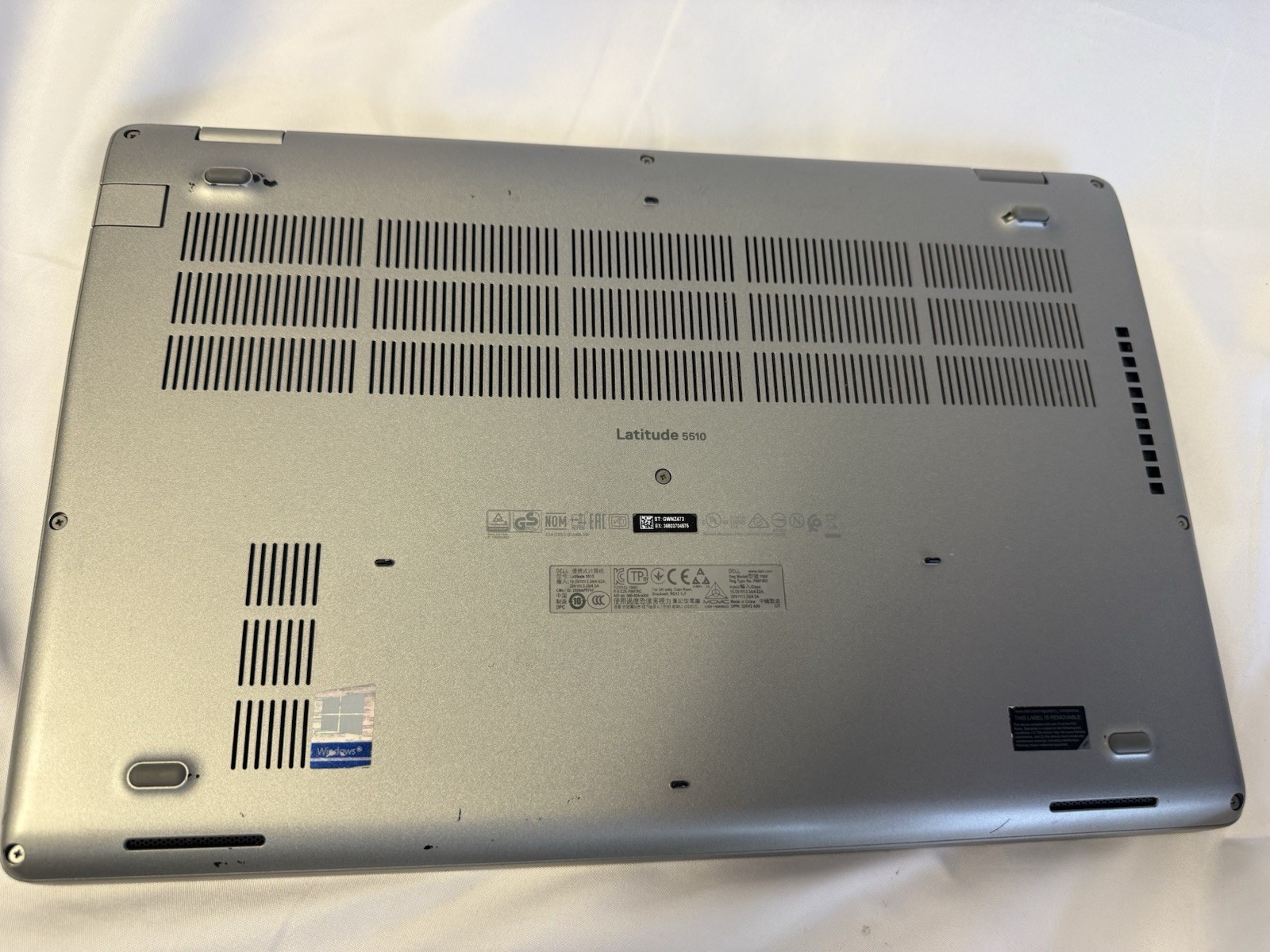 DELL LATITUDE 5510 | CORE I5-10310U | 256GB | 16GB | NO OS/POWER ADAPTER
