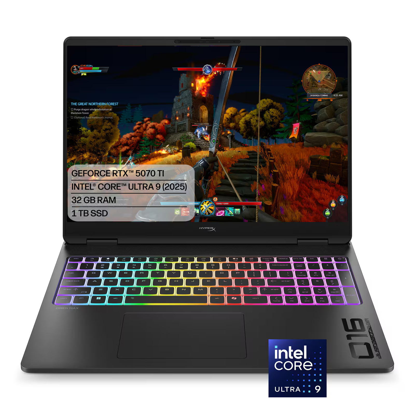 HyperX – OMEN MAX 16″ 2K OLED Gaming Laptop – Intel Core Ultra 9 290HX 2026 -…