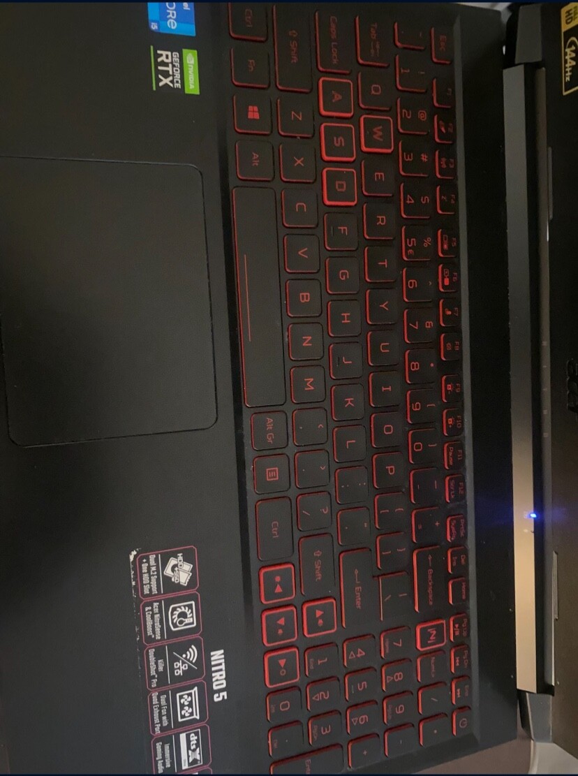 Acer Nitro 5 15.6″ (512GB SSD, Intel Core i7-12650H, 1.70GHz, 16GB RAM,…
