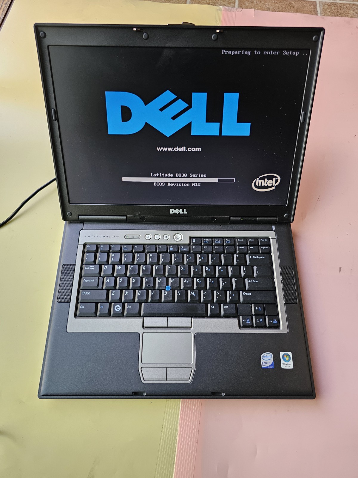 Dell Latitude D830 Core 2 DUO 3GB RAM 0GB SSD SERIAL COM PORT, PHONE PORT