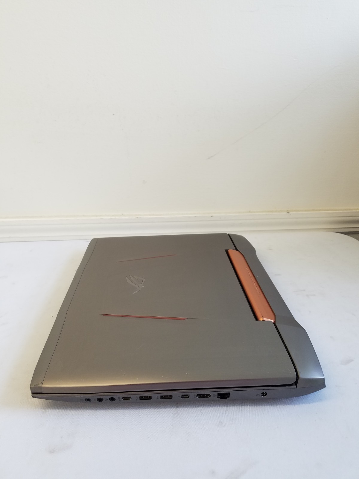 ASUS G572V Gaming Laptop Intel i7-6700HQ 12GB RAM 128GB SSD BAD BATT Win 10 READ