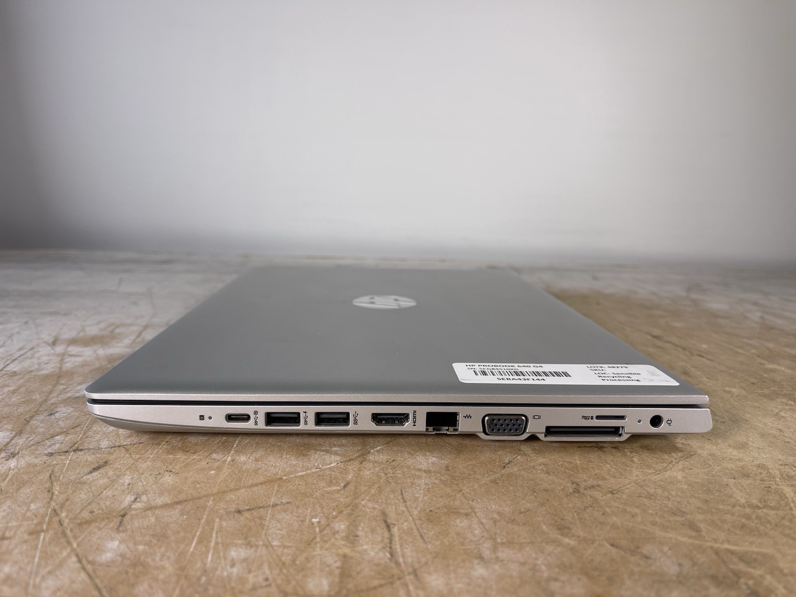 HP PROBOOK 640 G4 i5-8350U @ 1.70GHz, 8GB RAM, NO HDD/OS – (FOR PARTS)