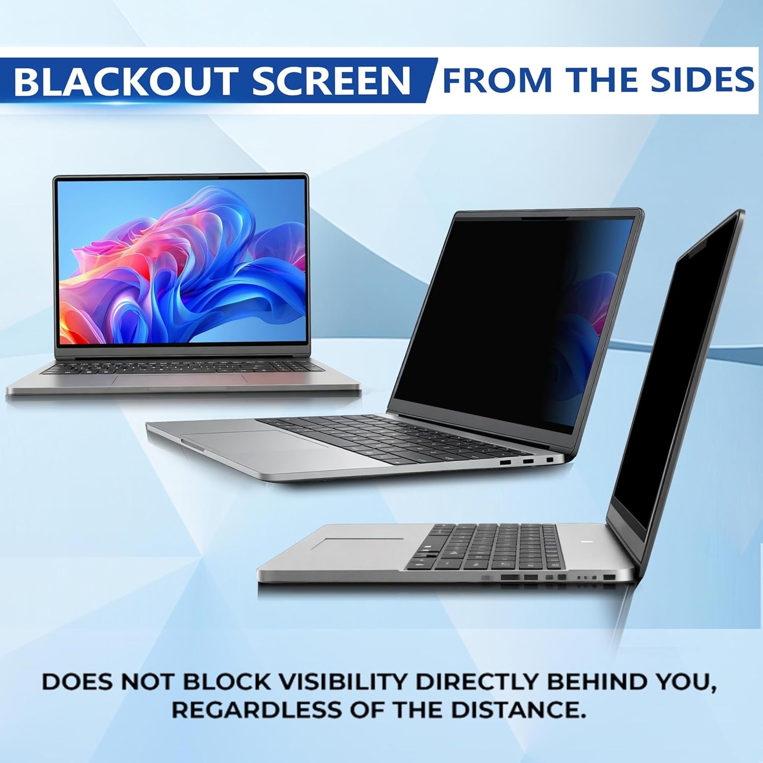 14 Inch 16:9 Magnetic Privacy Screen for Laptops, Removable Anti-Glare Filter Sh
