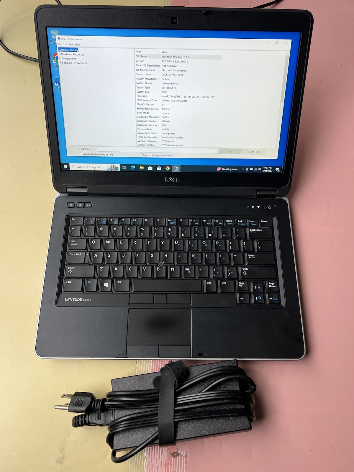 Dell Latitude E6440 Core i7-4610M 3.0GHz 8GB RAM 240GB SSD BACKLIT 1920X1080