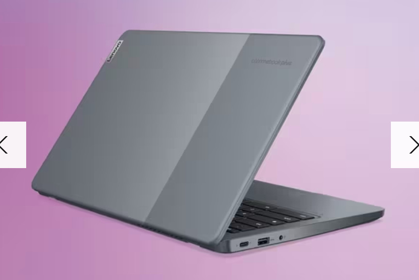 Lenovo IdeaPad Slim 3 Chromebook Plus Laptop, Intel Core i3 Processor, 8GB RAM