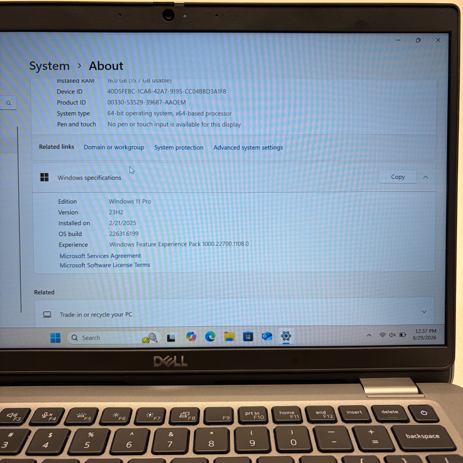 Dell Latitude 5320 13.3″ i5-1145G7 16GB 256GB SSD
