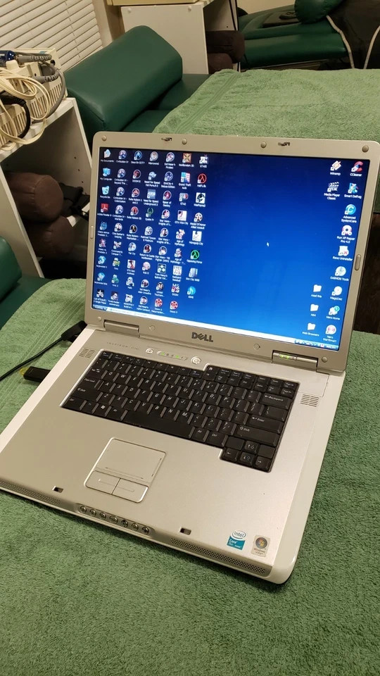 GAMER YUGE SCRN Dell Inspiron 9300 XP SSD 60+Games NVIDIA GeForce 6800 WkGr8!