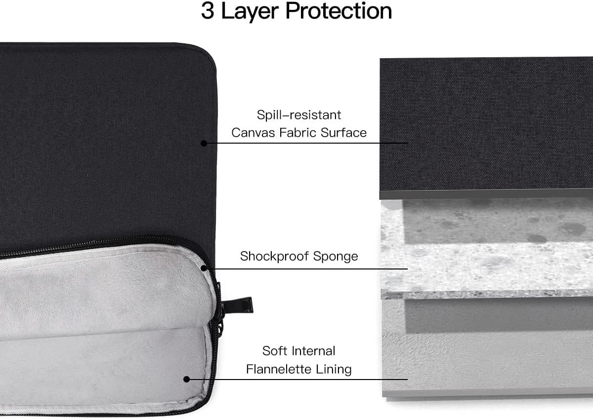 17 inch Laptop Sleeve Case for HP Envy 17, Pavilion 17, Dell Inspiron 17, Lenovo