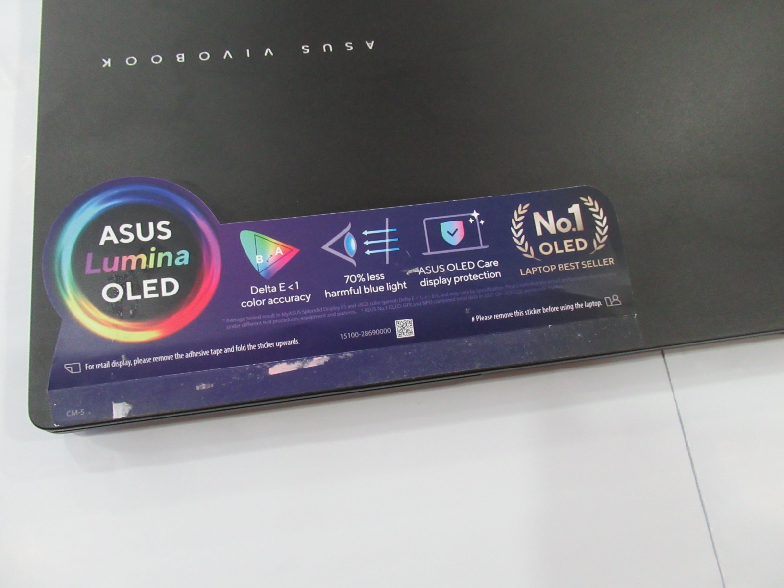 ASUS Vivobook S 16 OLED 16″ Laptop – Neutral Black Intel EVO Ultra 9 – 185H/16G
