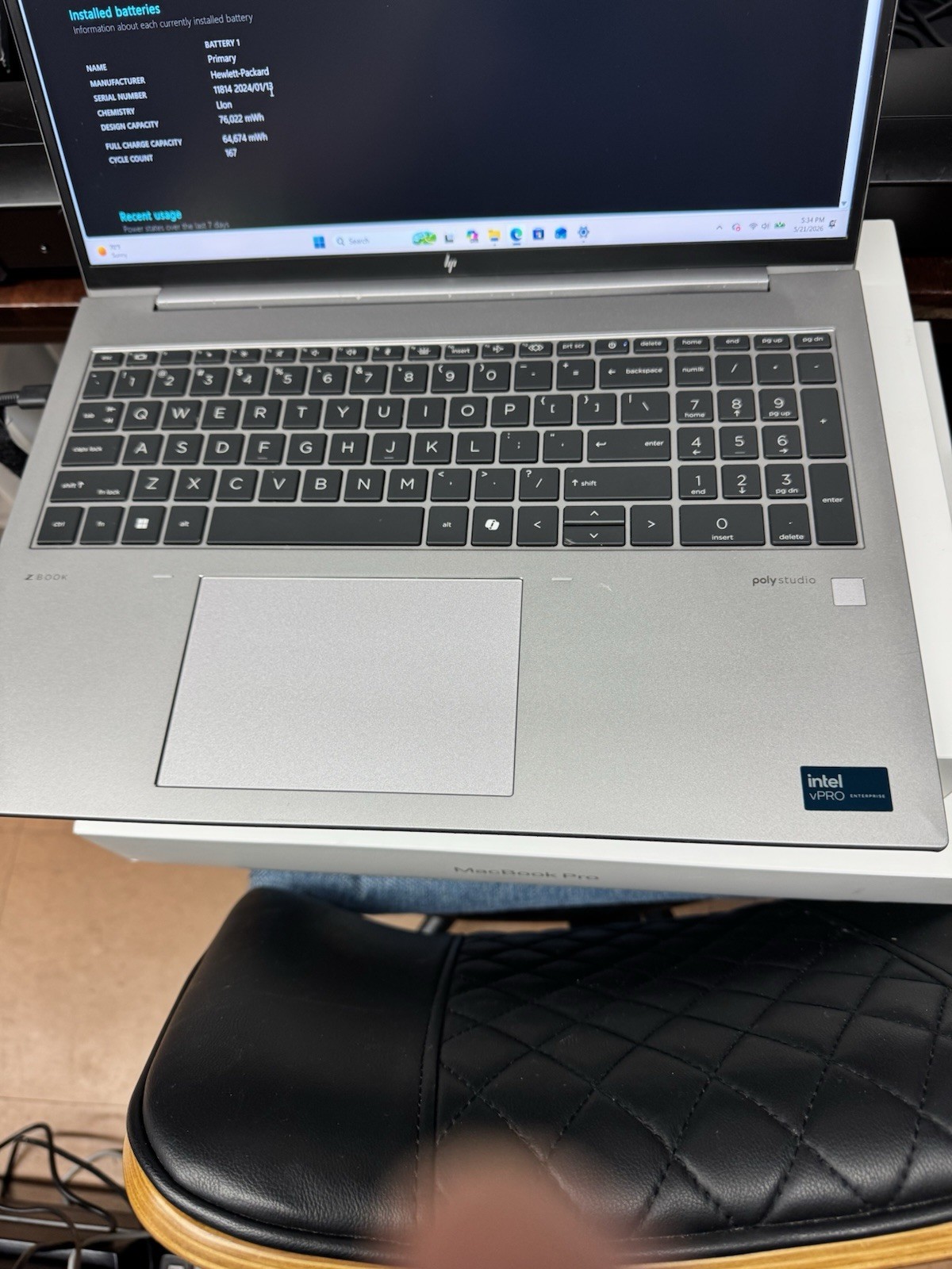 HP ZBook Firefly 16 G11 Mobile Workstation Ultra 7 165H 32GB 2TB RTX A500 Win11