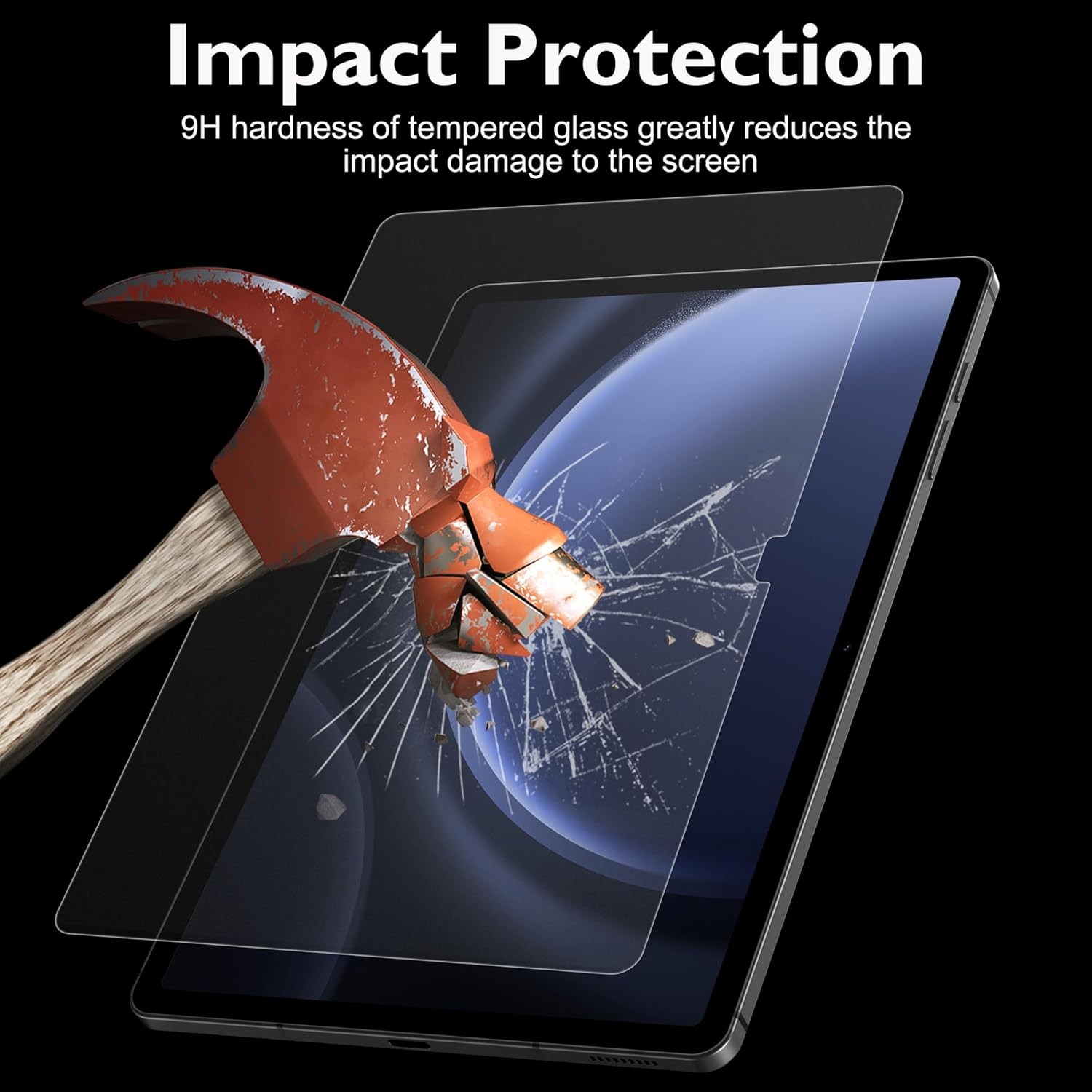 2 Pack Like Paper Glass Screen Protector for Samsung Galaxy Tab S10 Lite/S10 FE/
