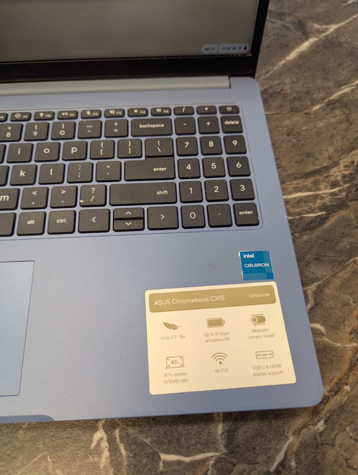 ASUS CHROMEBOOK CX1505CKA (P07014293)