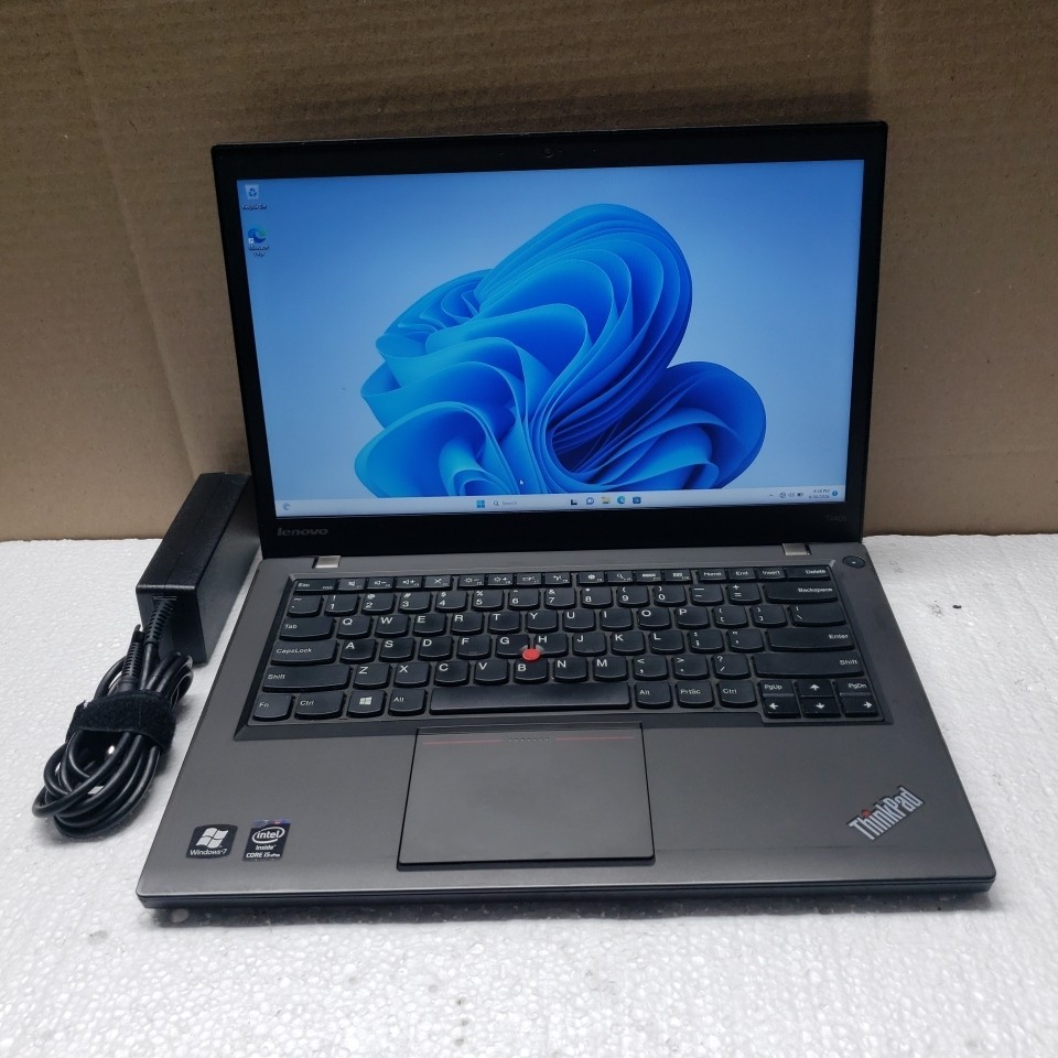 Lenovo ThinkPad T440s 14″ Core i5-4200U @1.6GHz 8GB RAM 500GB HDD Windows 11 Pro
