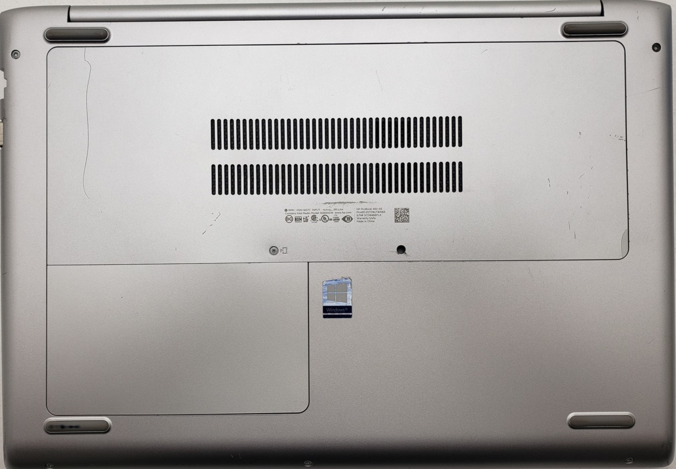 HP ProBook 450 G5 Intel Core i5-8250U 8GB RAM 128GB SSD 15.6″ Laptop Win 11 Pro.