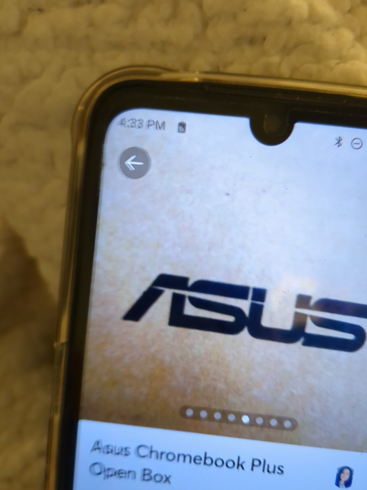 Asus Chromebook Plus Open Box Laptop
