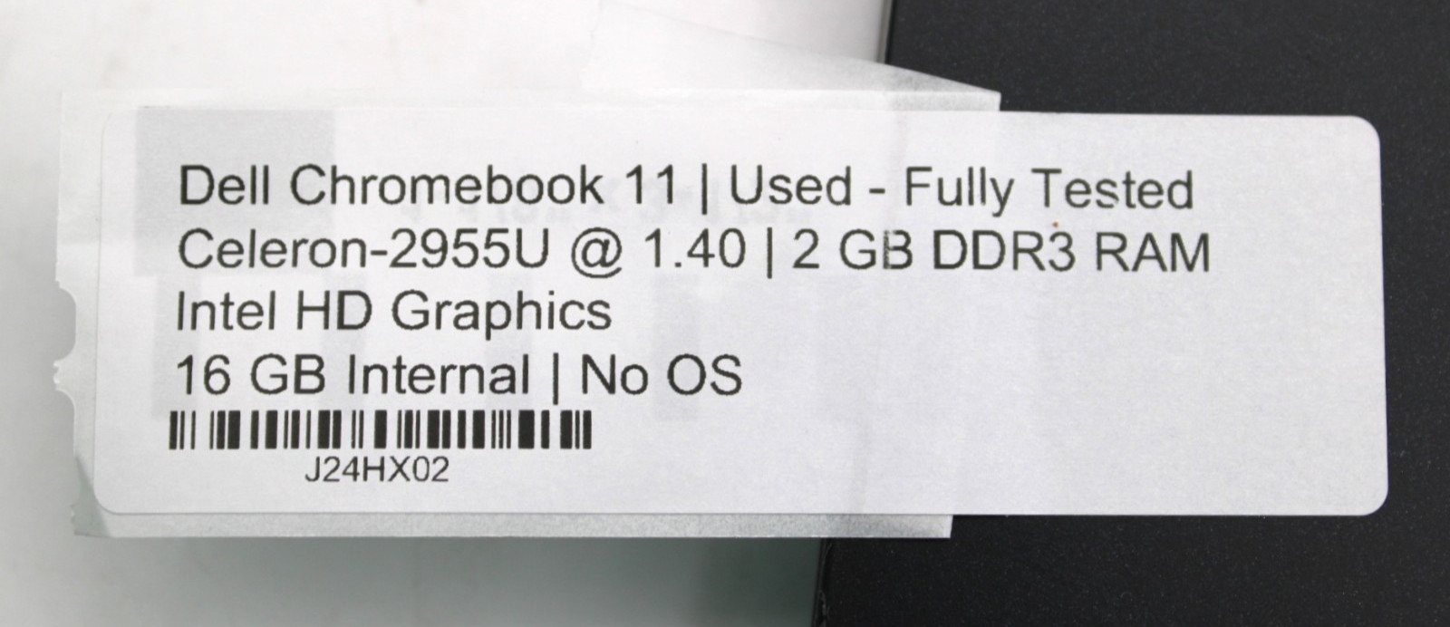Dell Chromebook 11 Celeron-2955U@1.4GHz 2GB DDR3 16GB Internal NoOS*USED/TESTED*