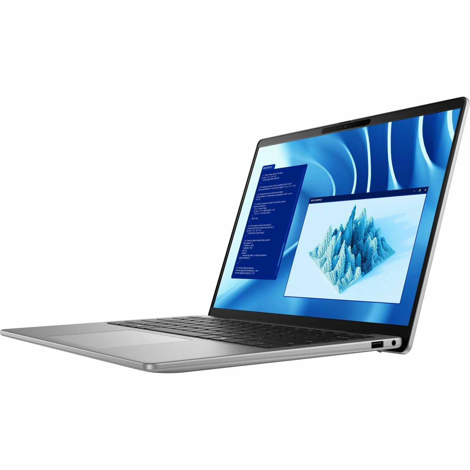 Dell – Latitude 7000 14″ IPS LCD QHD+ Touch Screen Laptop – Qualcomm Snapdrag…