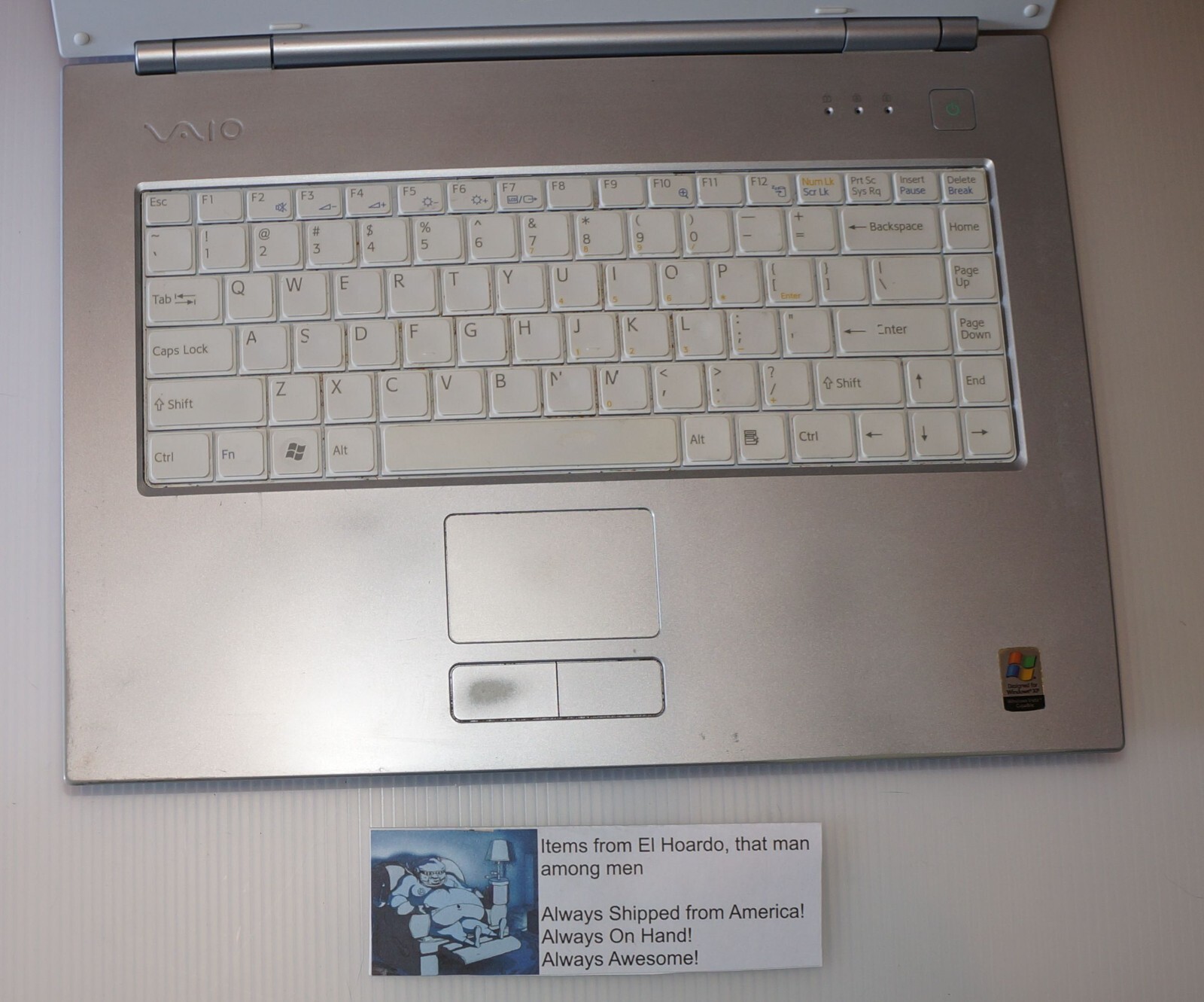 Sony Vaio VGN-N130G PCG-7T1L 1GB ram 80gb hdd 1.6ghz Core Duo Tested READ FIRST