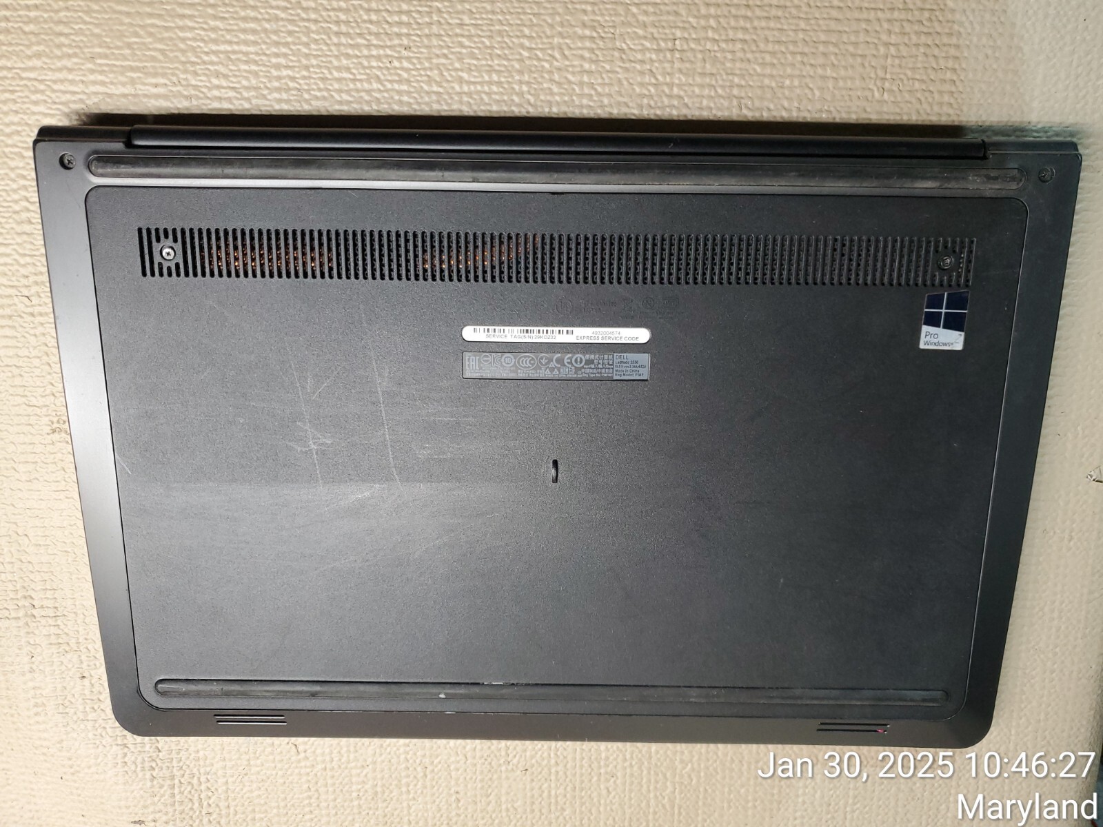 Dell Latitude 3550 15″ Laptop i3-4005u 4gb Ram No Drives Boots Bios