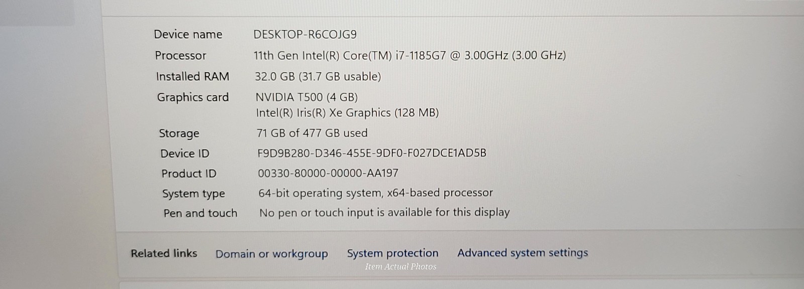 Dell Latitude 14 RUGGED 5430 i7-1185G7✅32GB ✅512GB SSD ⭐ Nvidia T500 CAMERA,