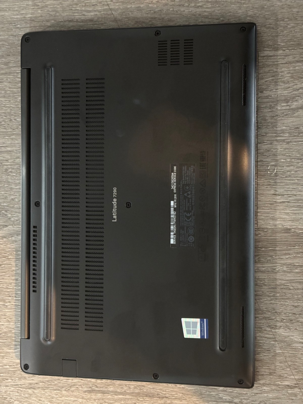 DELL LATITUDE 7290 INTEL CORE I5-8350U 1.7GHZ 8GB RAM NO HD