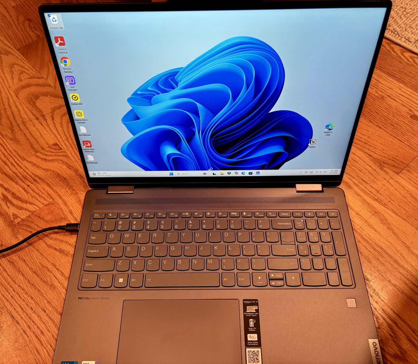 Lenovo Yoga 7 16IRL8 16″ (512GB SSD, Intel Core i5 13th Gen., 4.60 GHz, 8GB)…