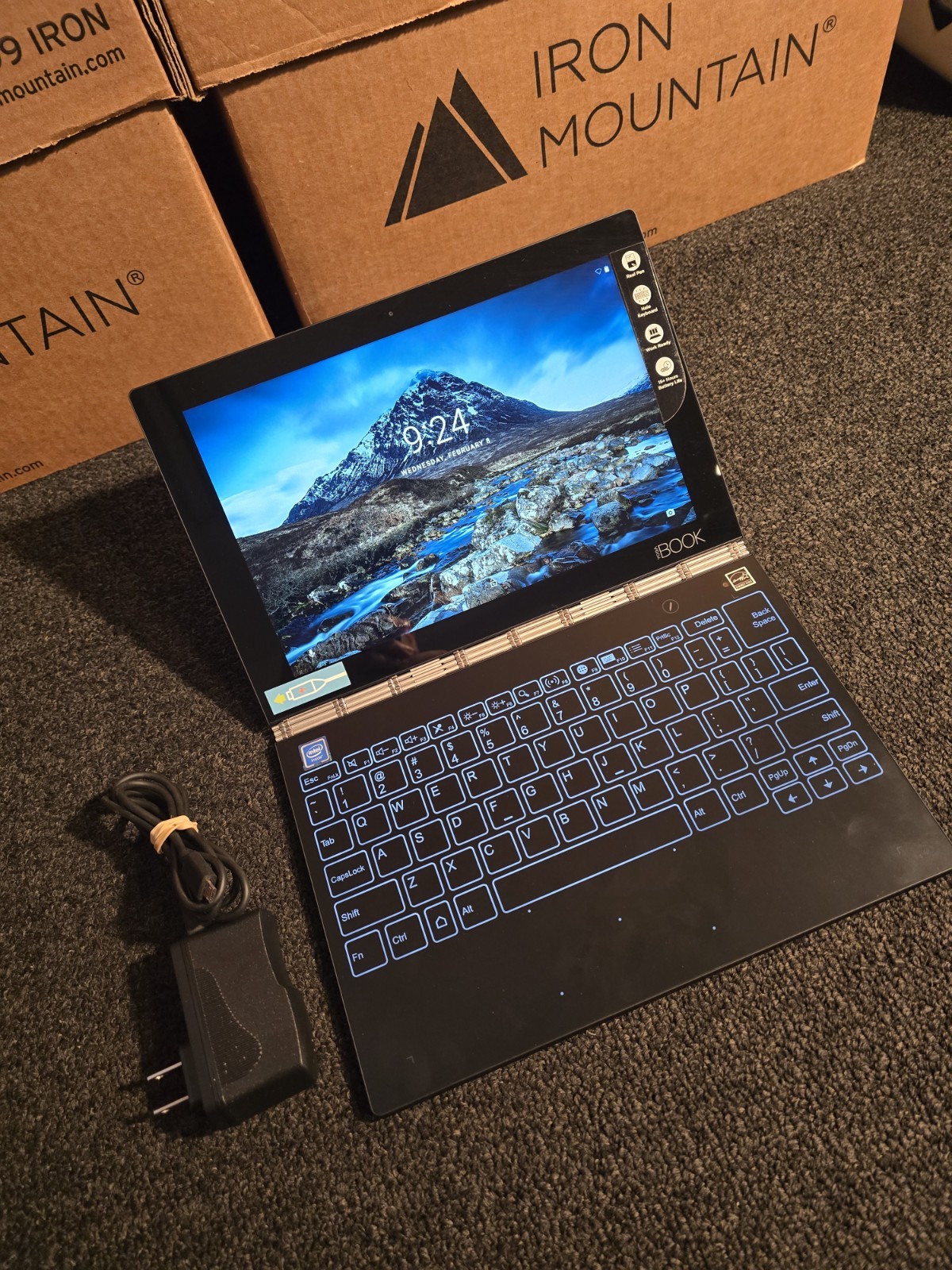 LENOVO- Yoga Book [YB1-X90F] 10.1″ 4GB RAM 64GB SSD Laptop/Tablet ***