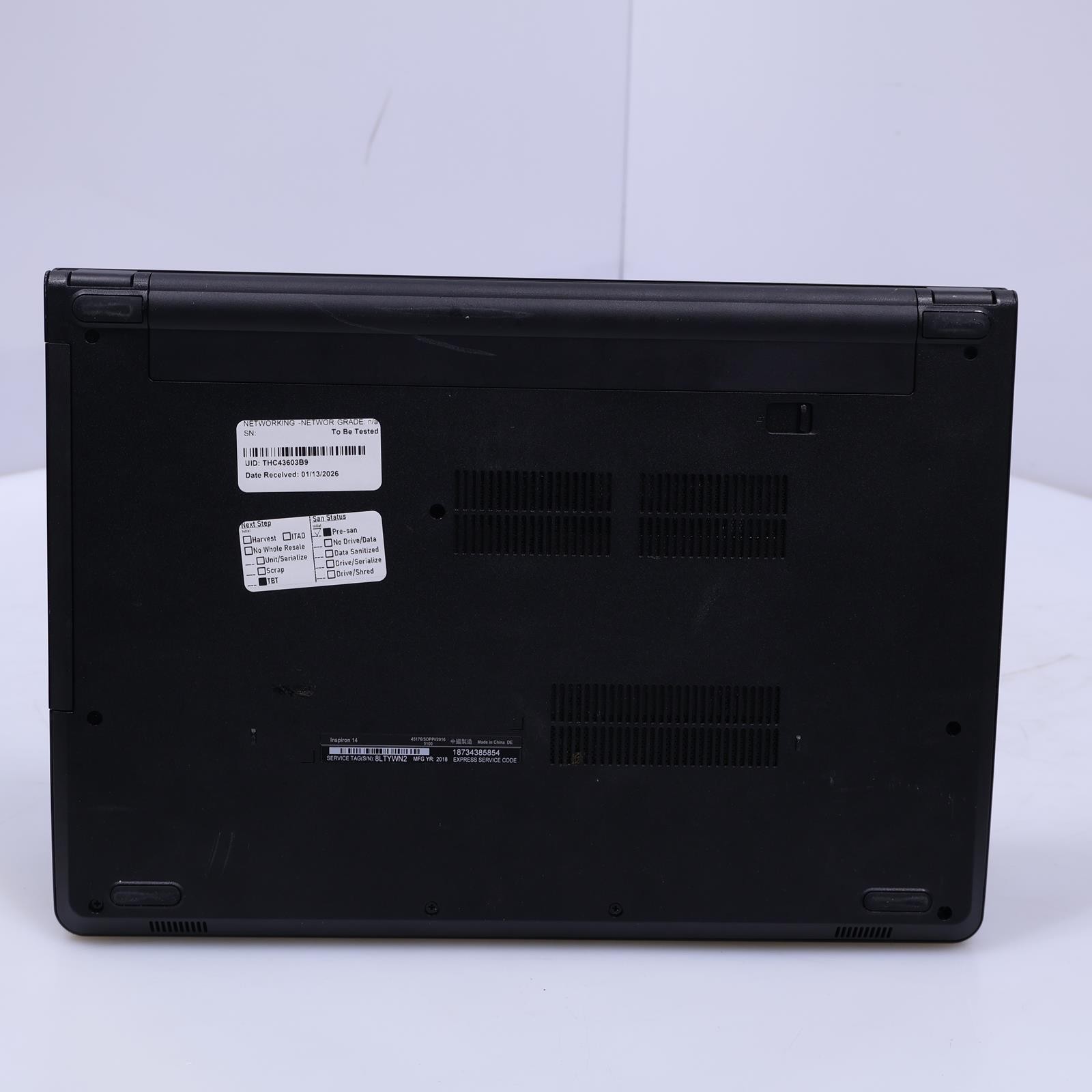 Dell Inspiron 14-3473 Intel Celeron N4000 4GB RAM 31GB SSD No OS Laptop