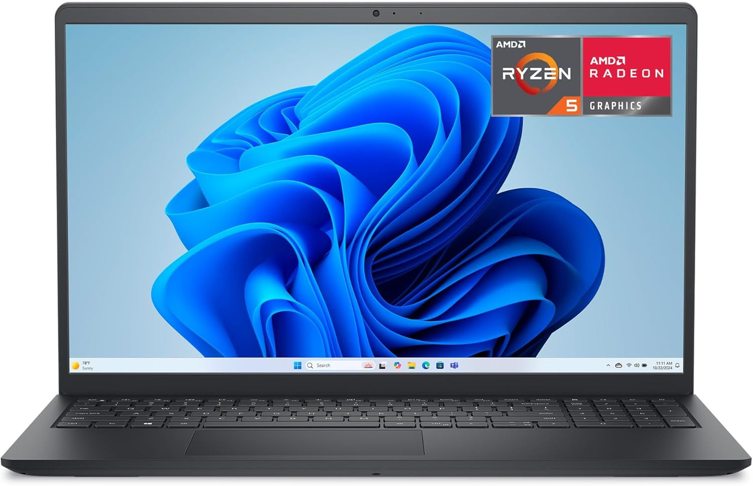 15 Laptop Dc15250-15.6-Inch FHD 120Hz Display, Intel Core 3 Processor 100U, 8GB