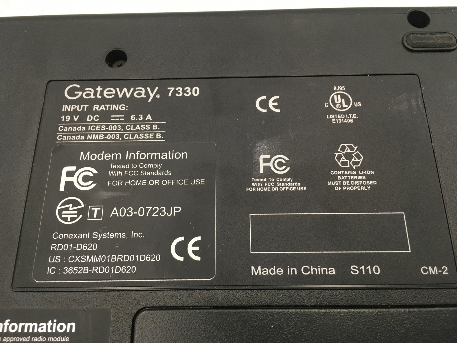 GATEWAY 7330 – BOOTS TO BIOS – INTEL PENTIUM 4 – 480MB RAM -READ DESCRIPTION- BB