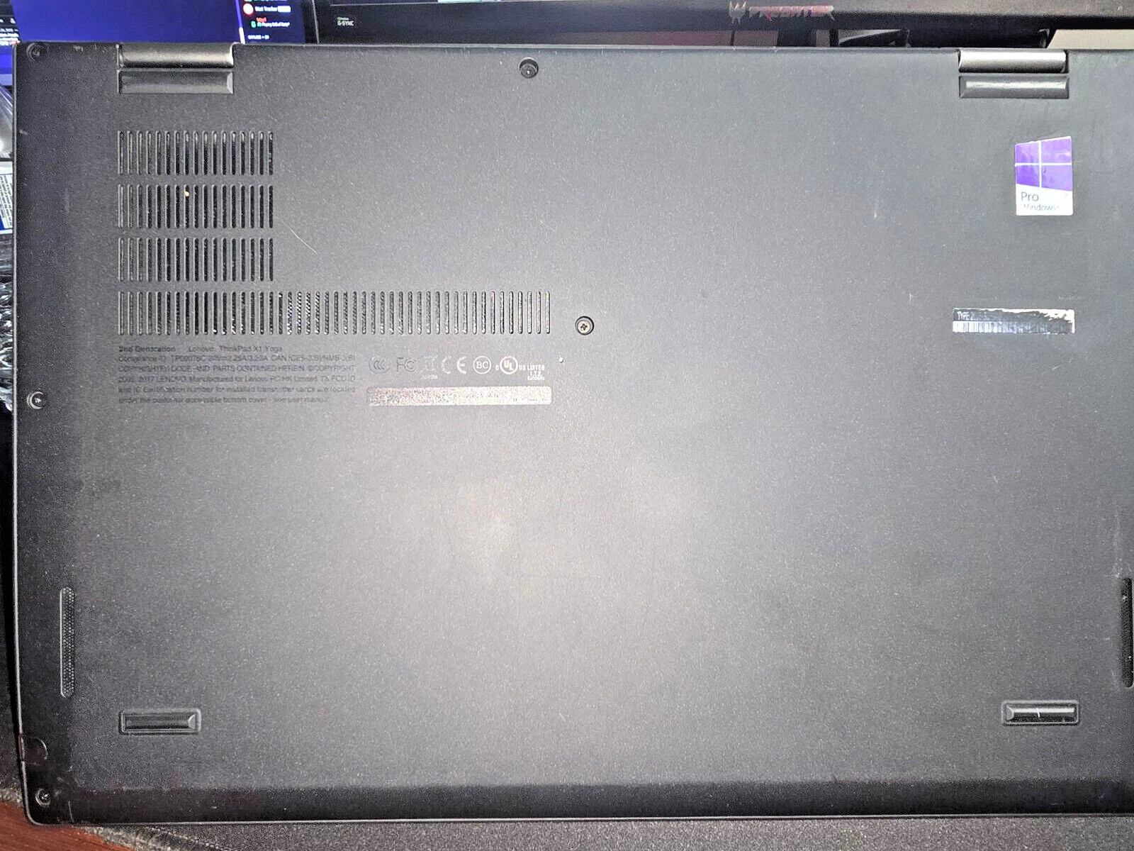 lenovo thinkpad x1 yoga 2nd gen i7