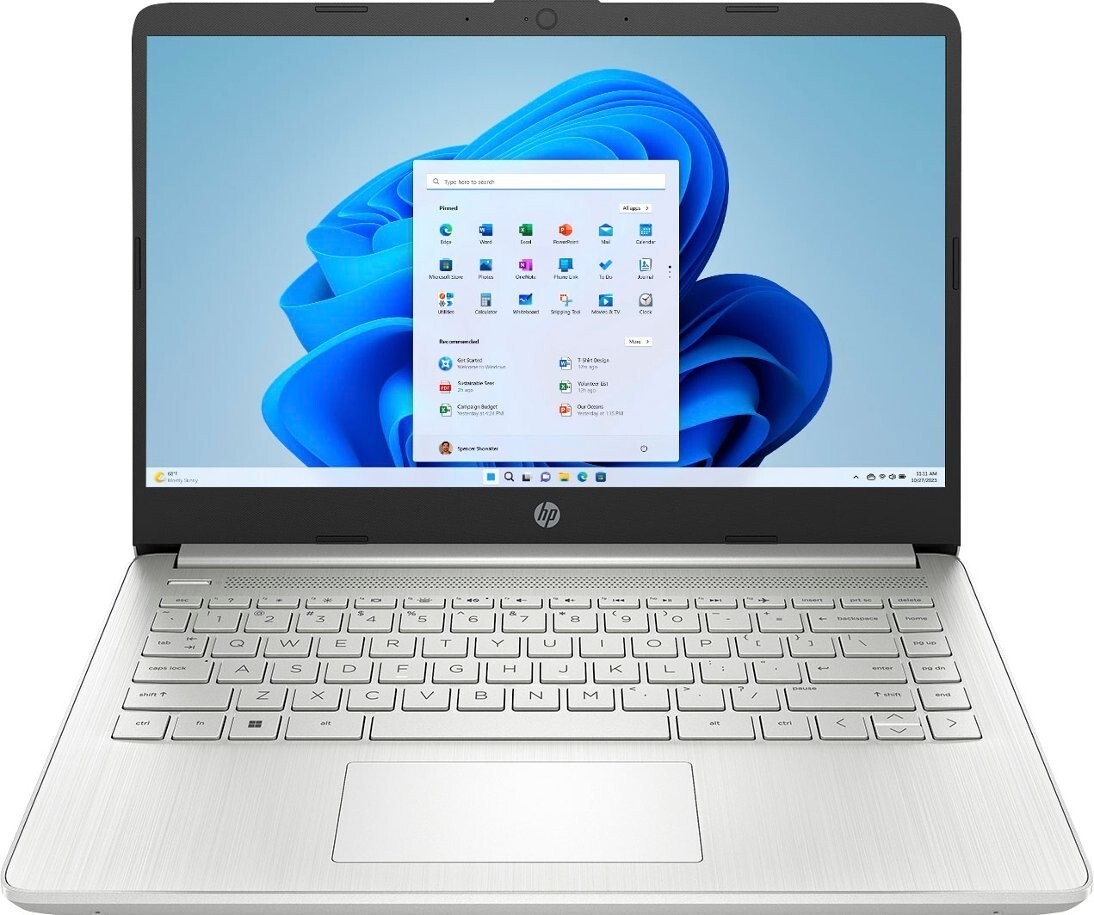 HP 2024 Newest Laptop 14″HD Intel 4-Core Up to 16GB RAM & 384GB Storage Silver