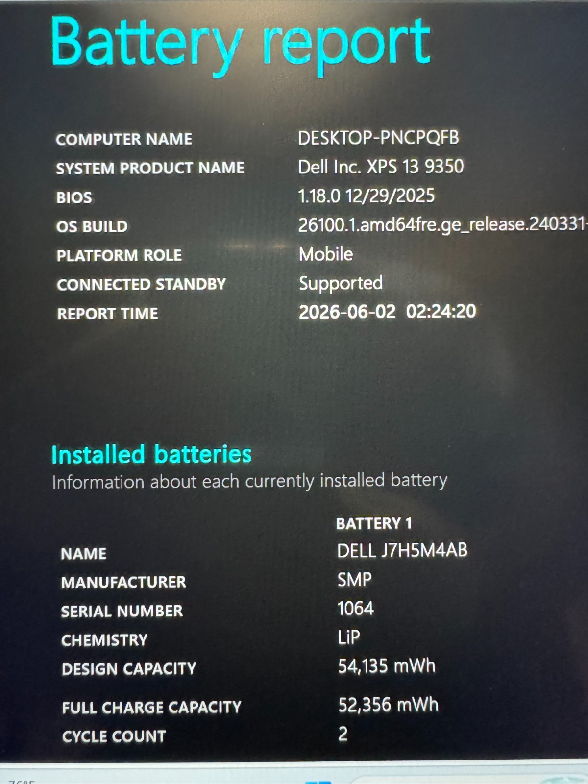 Dell XPS 13 9350 13.4″ Laptop PC Intel Ultra7 256V/WUXGA/IPS/16GB MEM/512GB SSD