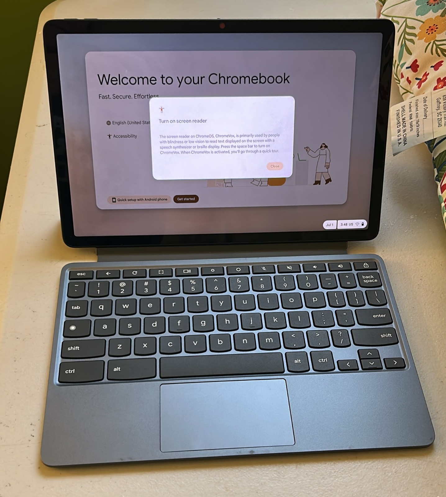 Lenovo Chromebook Duet 11M889 10.95″ 4GB 128GB eMMC 2-in-1 Chromebook Keyboard