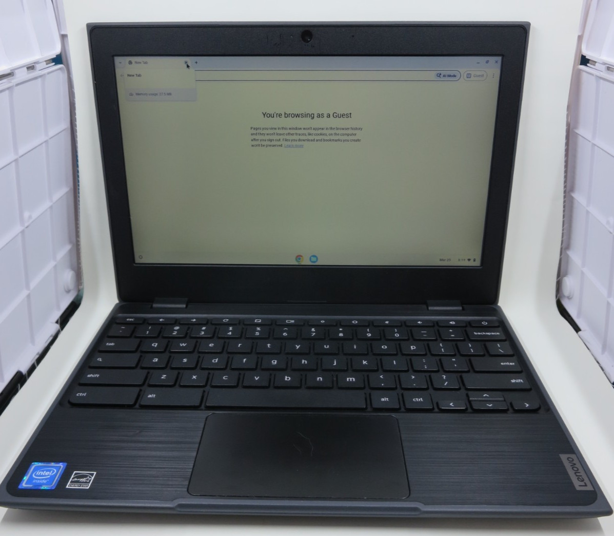 USED Lenovo Chromebook 100e 2nd Gen Intel 11.6″ 4GB/32GB, No Charger, READ – 1