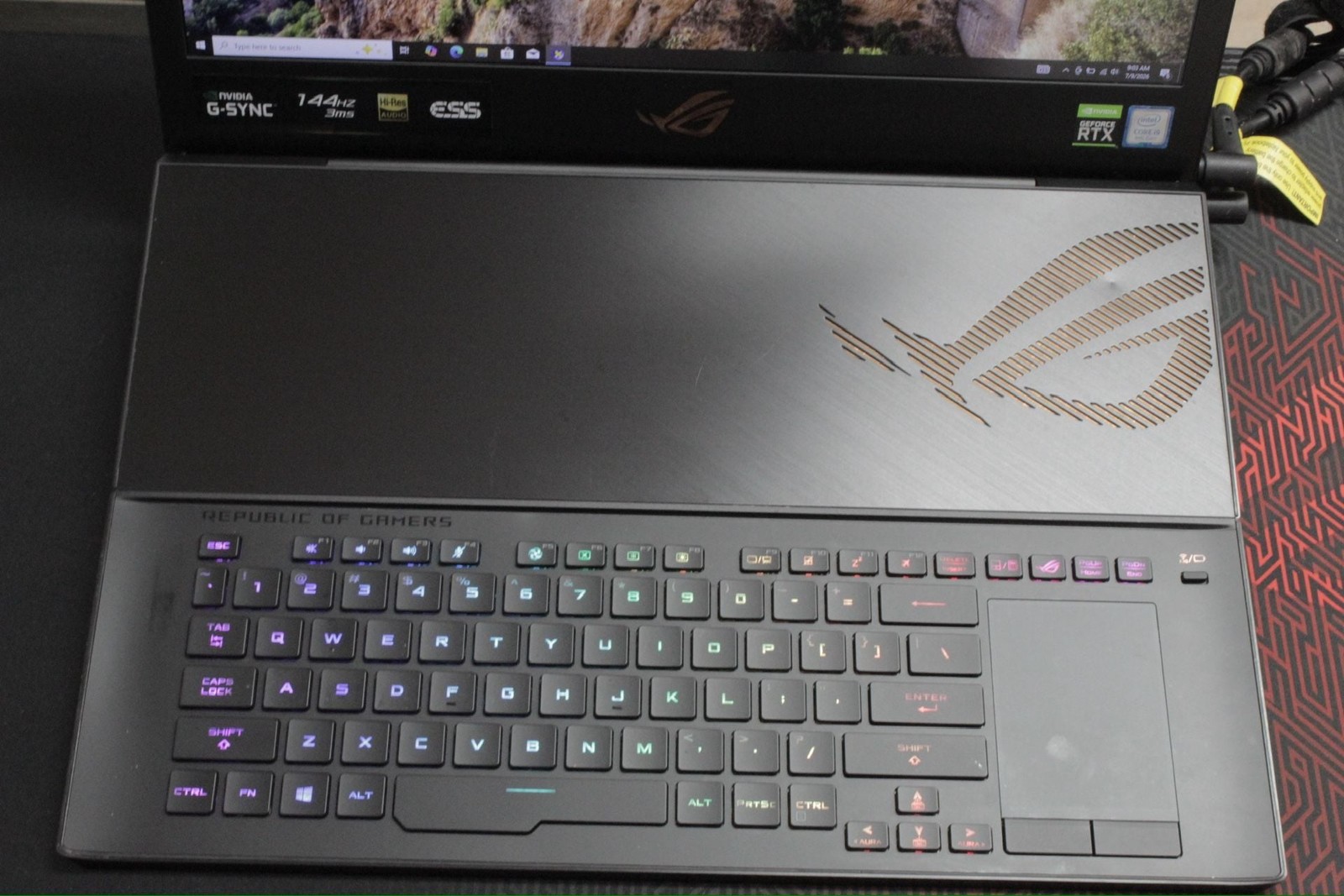ASUS ROG Mothership GZ700GX Gaming Laptop with i9-9980HK, RTX 2080, and 64GB RAM