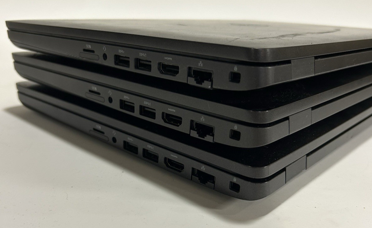 LOT OF 3 Dell Latitude 5500 Intel i3-8145u @2.1GHZ – 8GB RAM – 128GB SSD – W11P