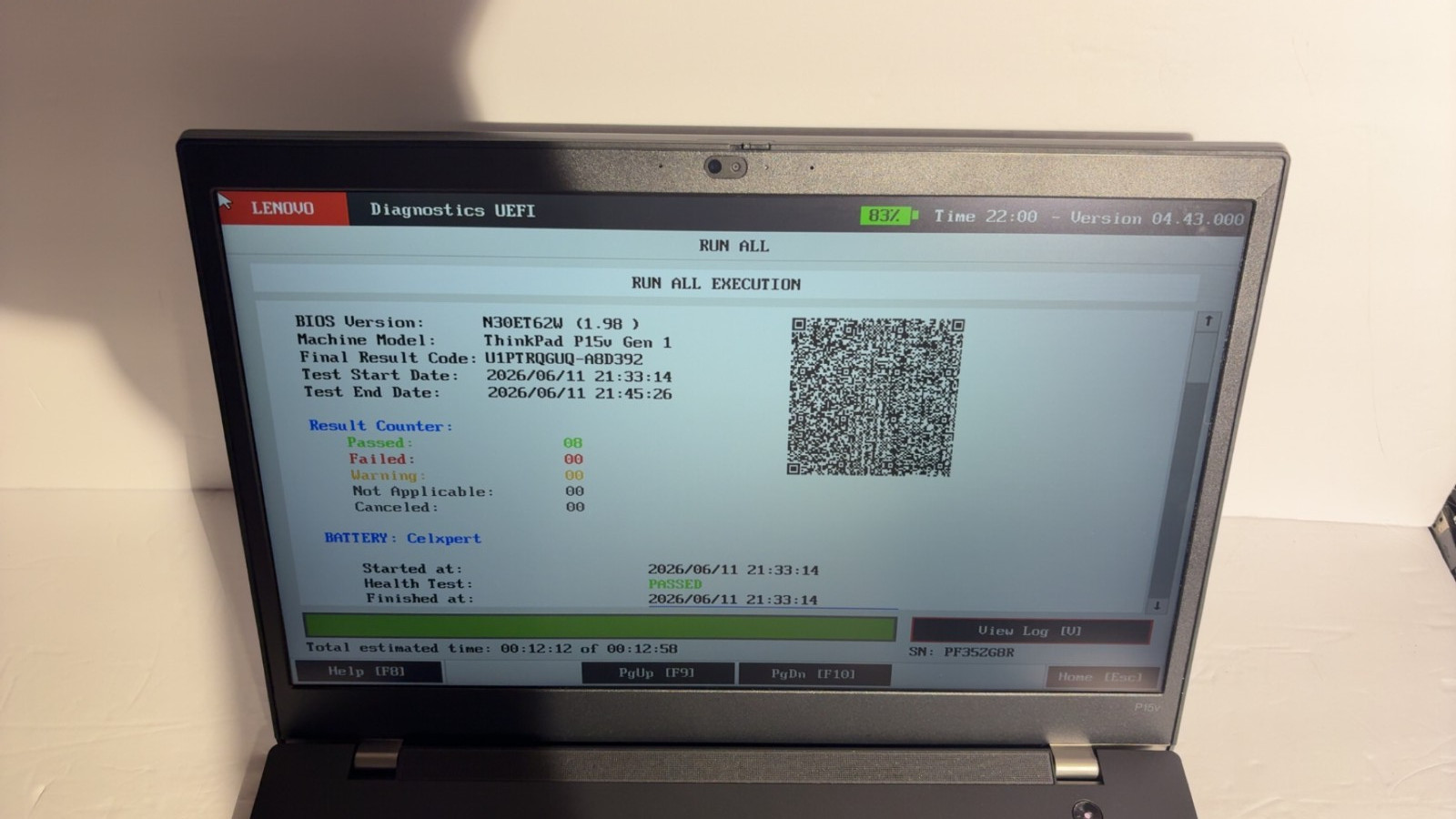 Lenovo ThinkPad P15v i7-10875H 16GB 512GB SSD Win11 15.6″ Touchscreen Laptop