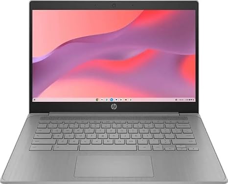 HP Chromebook 14a-ne1013dx 14” HD Laptop Intel Celeron N4500 4GB RAM 64GB eMMC