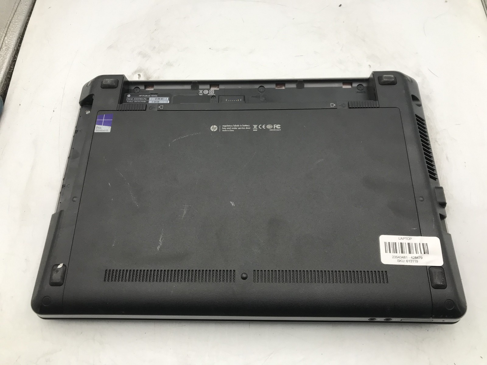 HP PROBOOK 4540S – BOOTS TO BIOS – INTEL I3 3110M – NO RAM – READ DESCRIPTION-BB