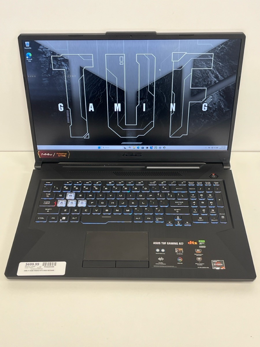ASUS TUF LAPTOP WINDOWS 11 RYZEN 7 7000 SERIES 8GB RAM, 16 CPU@3.1GH (P04024466)